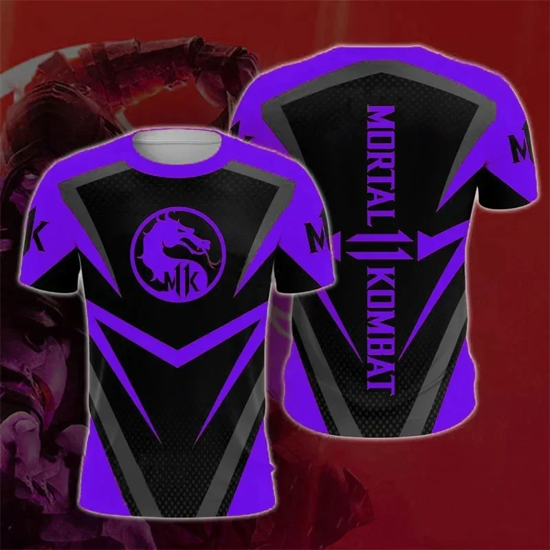 Mortal Kombat 11 T-Shirts Fighting Game Element 3D Print Tee Tops Fashion Summer Women Men O-Neck T Shirt Tops Streetwear