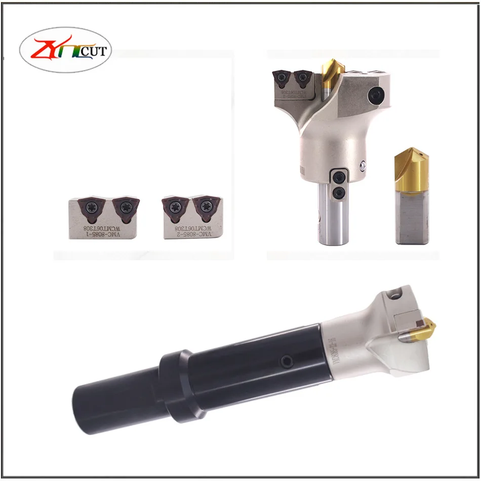 VMD 45-100mm Quick drill Large diameter deep hole indexable fine-tuning water jet bit Reaming bit with centering drill