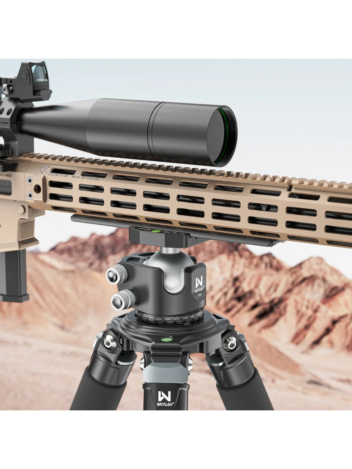 Adapter do montażu dwójnóg WEYLLAN Mlok Arca Rail, zamiennik szyny Arca/RRS do głowicy statywu, płytka szybkiego montażu MK240 — zdjęcie produktu 7