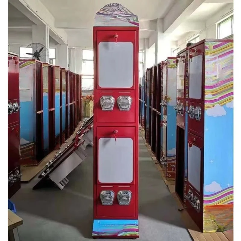 Professional metal 4-column sticker, tattoo and card vending machine (TM250H)