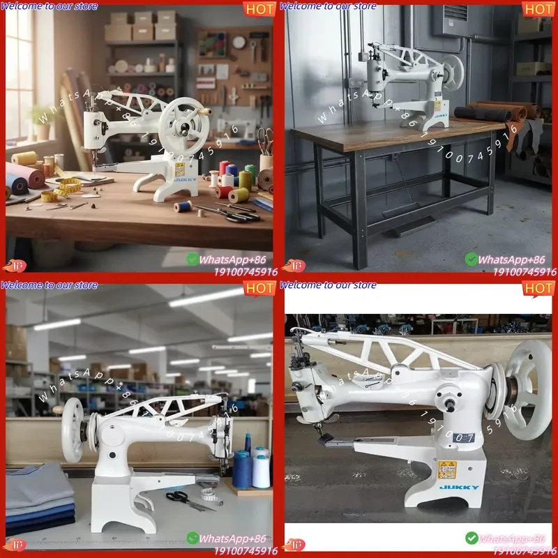2026Hot JUKKY Domestic Sewing Machine Industrial Leather Shoe Patching Shoe Repair Sewing Machine Hand Crank Sewing Machine