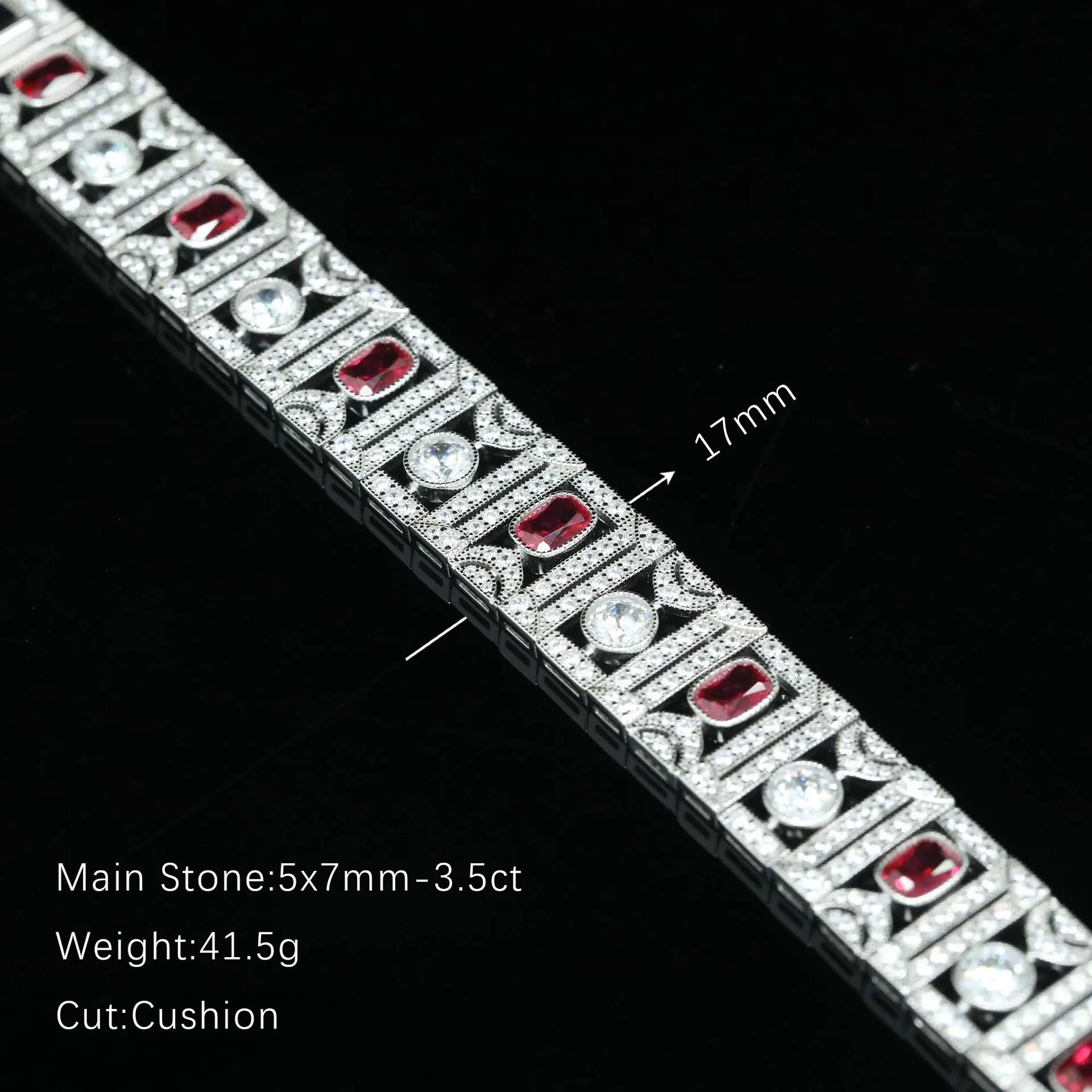 SongYun Jewelry 925 Sterling Silver Bangle 5A CZ Gemstones HCD Gemstones Designer Wedding 925 Sterling Silver Bangle Accessories