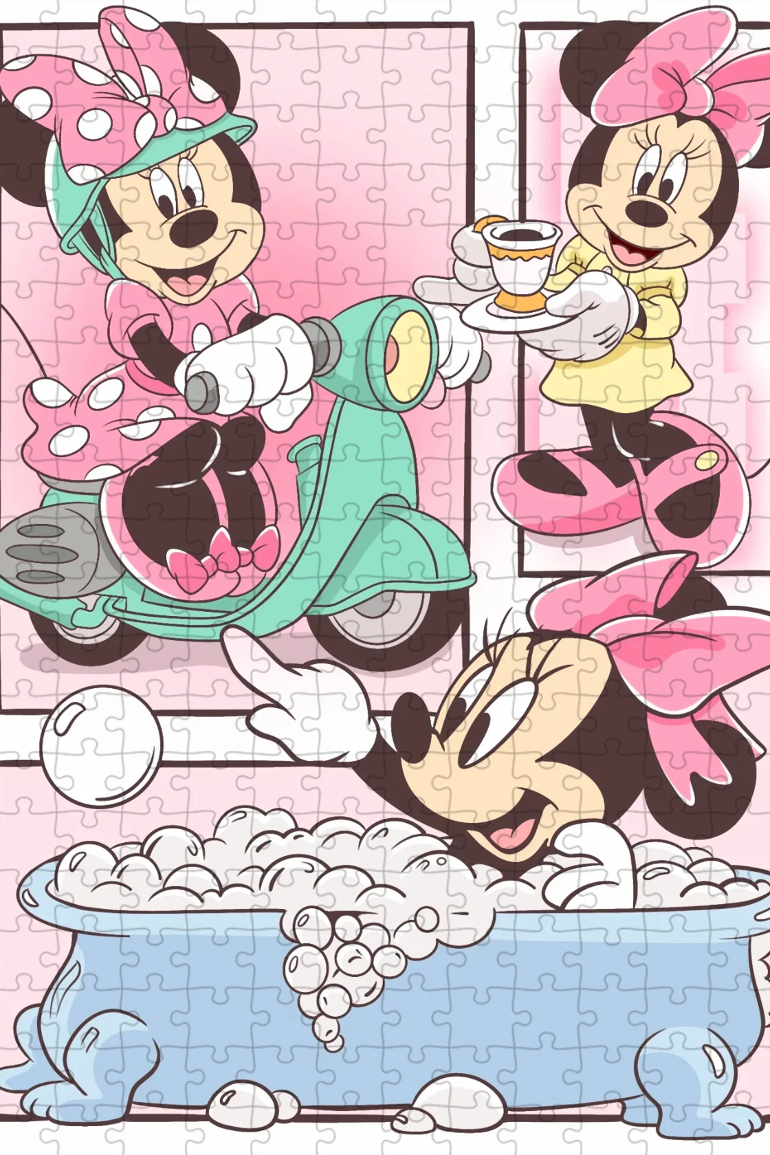 New Fashion Disney Topolino Puzzle 108/200/300/500/1000 Pezzi Cartoon Jigsaw Puzzle per Bambini Gioco di Intelligenza Giocattoli