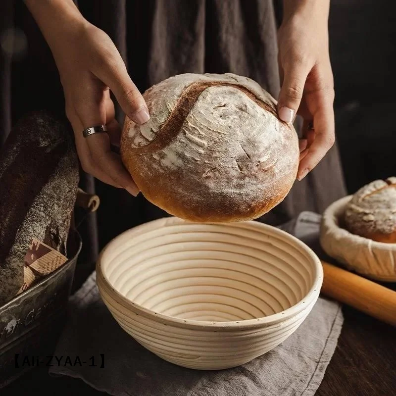 【A】丸型パン発酵かご 楕円形天然籐発酵かご 布製ライナー付 - Proofing Basket Banneton のレビューと価格