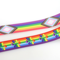 DHK 50yards Homo Printed Grosgrain Ribbon Accessories Material Headwear Decoration DIY Sewing Craft S1928