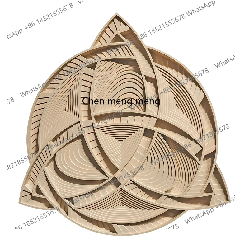 

High sense 3d three-dimensional creative carving entrance decorative painting abstract living room background wall