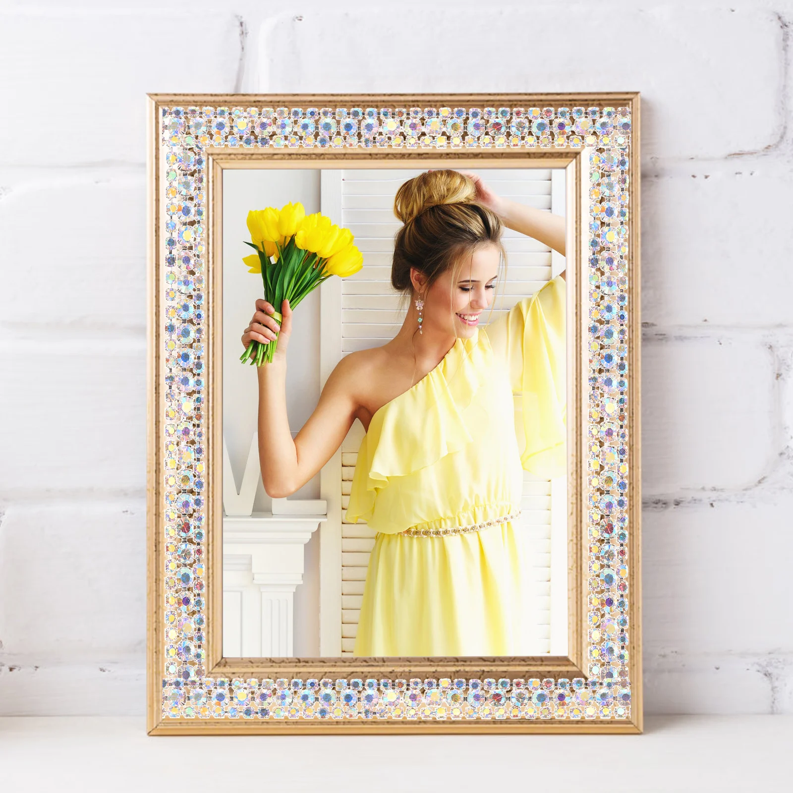 

Clear Glass Rhinestone Claw Chain Trim Craft Sewing Accessory Decorative Wedding Dress DIY Clothing Phone Case for Crafts