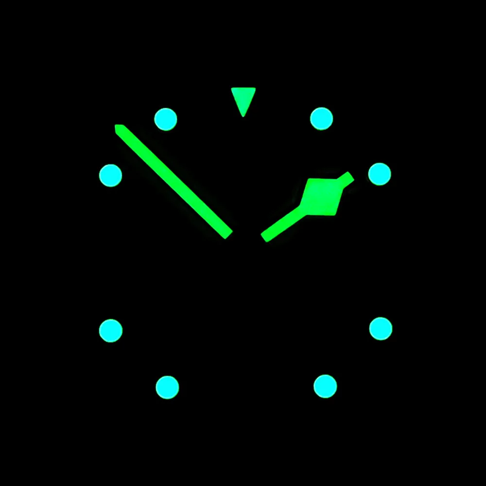 PARNSRPE 39mm Orologi al quarzo da uomo in argento Design in vetro zaffiro Orologio vintage Movimento VK64 Orologi da polso Calendario