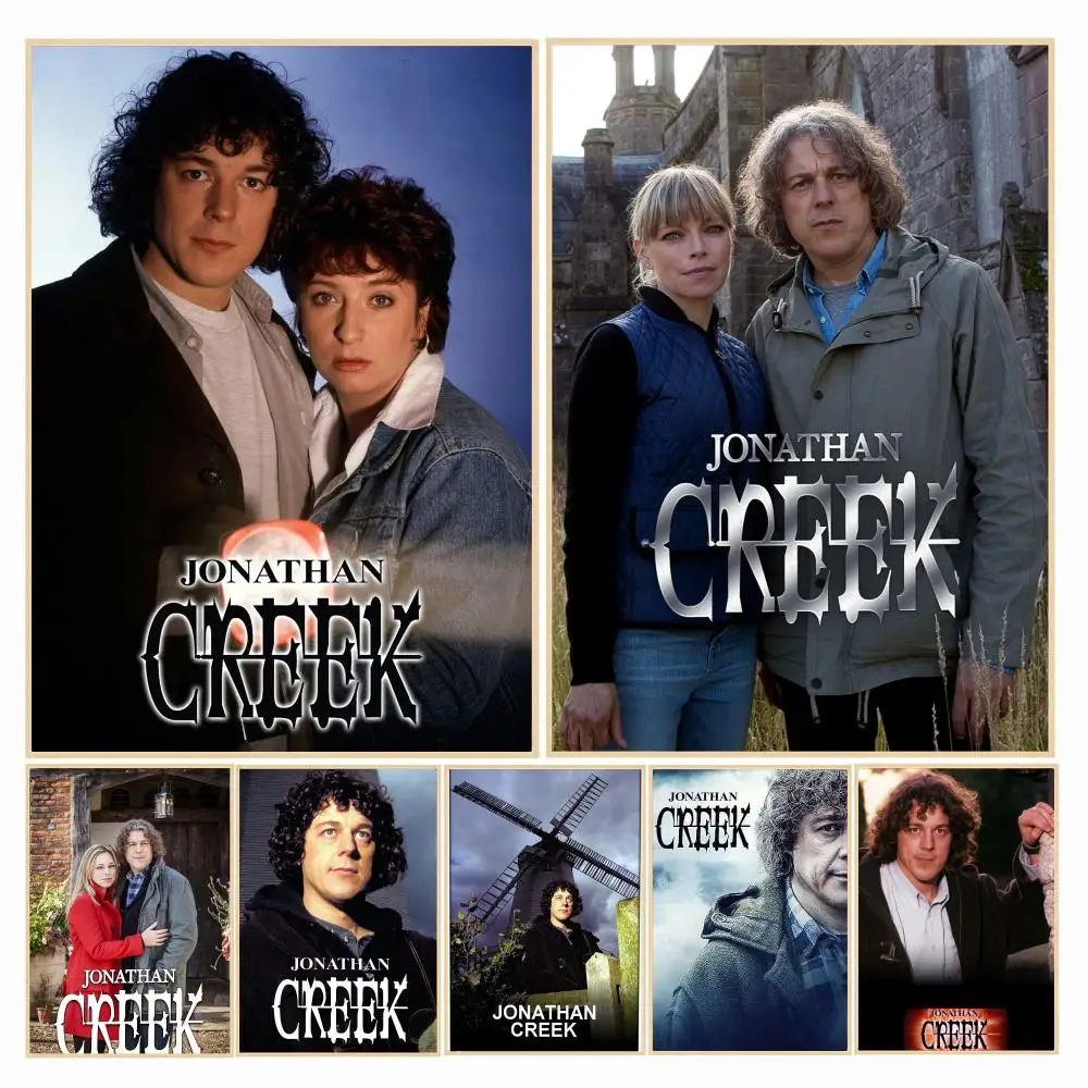 tv series J-Jonathan Creek-K Poster Decorative Wall Art Sticker for Cafe Office Bedroom and Living Room