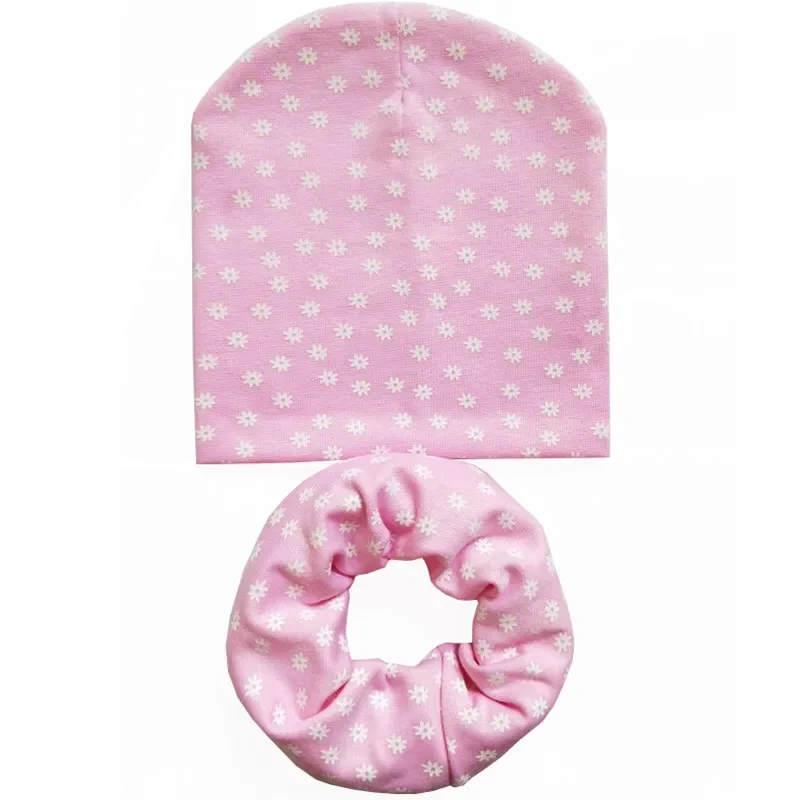 New Autumn Winter Cotton Baby Hat Boys Girls Warm Cap Scarf Infant Hats Set Baby Girls Hat Children Beanie Hat Spring Baby Cap