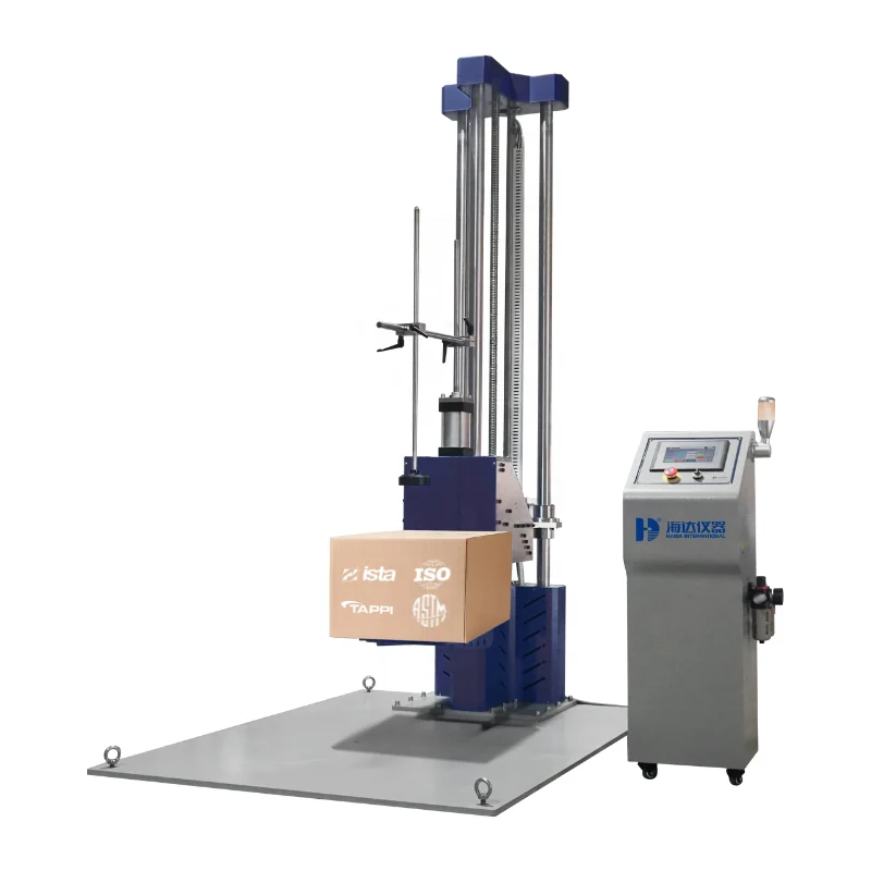Package Pneumatic Impact Drop Testing Machine Packaging Paper Box Drop Impact Tester