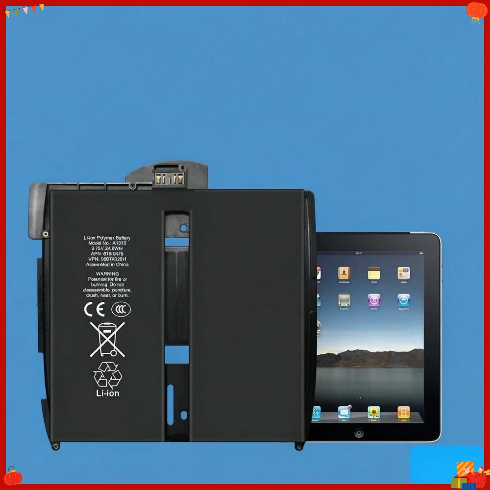 Large Capacity Li Battery for iPad 6/Air2,iPad5/Air,iPad 10.5 Mini1 Pro9.7 pro11 Pro12.9(6nd) Pro12.9 Gen2 with Repair Tools