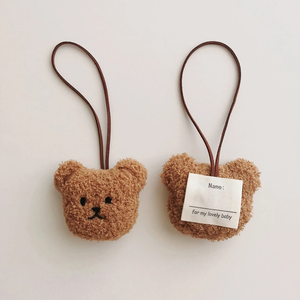 Kawaii Plush Bear Keychains Cartoon Animal Keyrings Cute Bag Ornaments Accessories Friend Gifts Pendant Souvenir Trinket