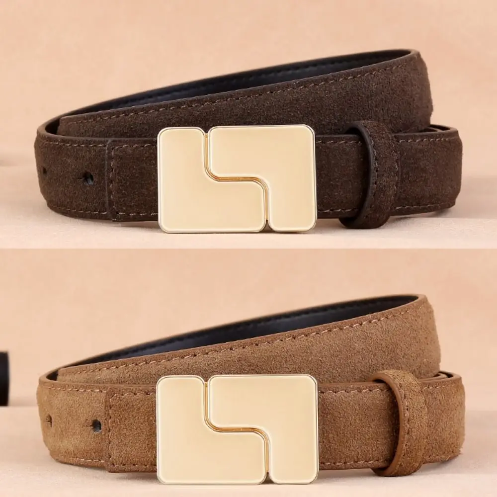 

Простой дизайн, поясные ремни из натуральной коровьей замши, элегантный деловой поясной ремень, женские пояса из воловьей кожи для женщин, подарки