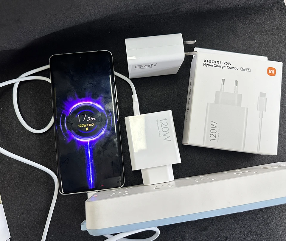 Xiaomi Usb GaN Charger 120W Mi Hyper Charge Adapter Mi 14 Pro 13T 12 Poco X6 F4 F7 Ultra Blackshark 5 6 Redmi Note 13 12 Cable - náhled 5