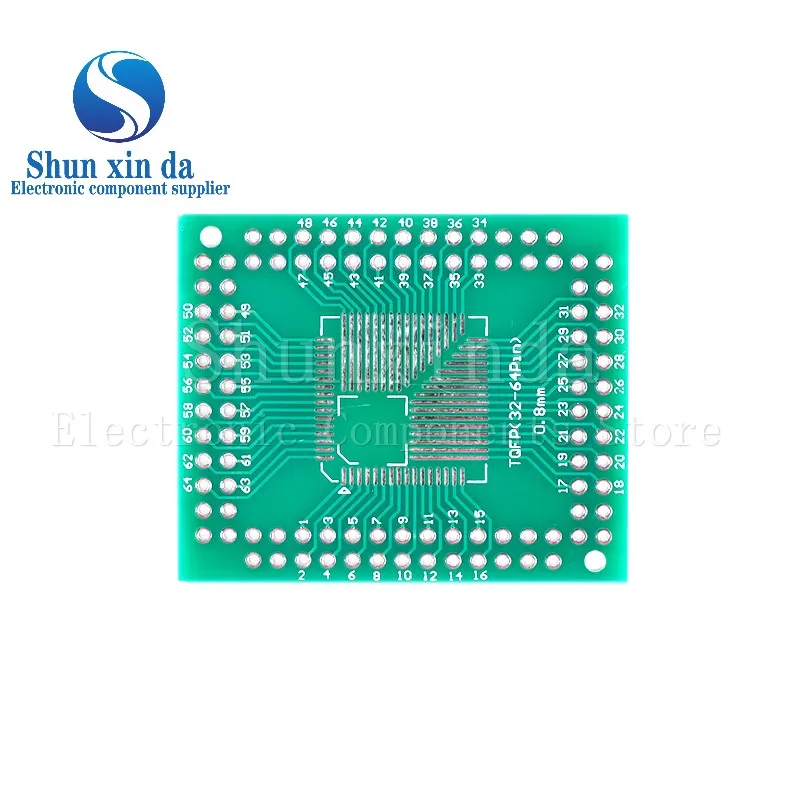 10 قطعة FQFP TQFP LQFP 32 44 80 100 64 إلى DIP نقل مجلس DIP لوحة إبرية الملعب IC لوحة محول لوحة تحويل #4