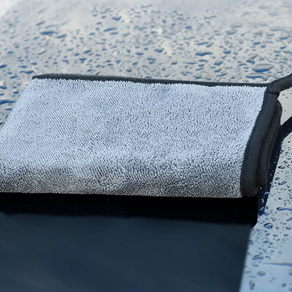 

4Pcs Coral Fleece Car Wash Towels Super Absorbent Fast Drying Microfiber Cleaning Cloths Scratch Free Car Drying Towels