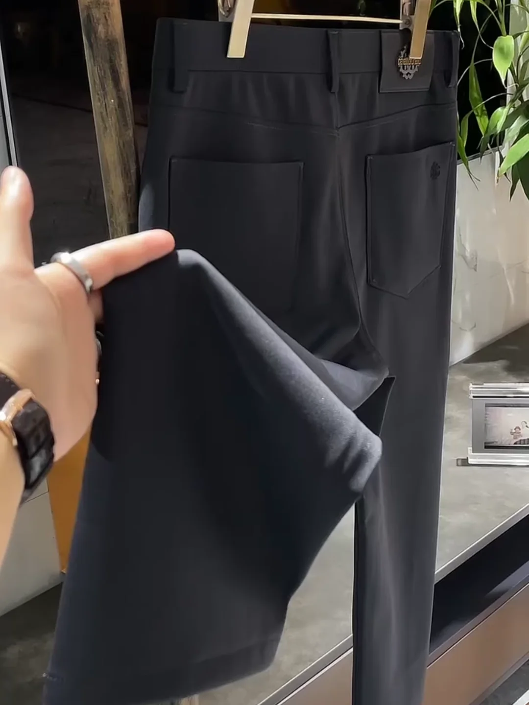 

Men's Autumn Casual Pants Comfortable High Quali Versatile Trendy Busin Sle Slim Fit Long Youthful Energy Antimicrobial