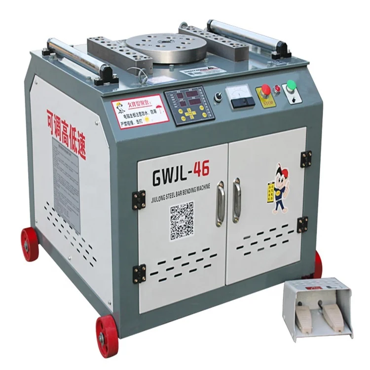 

GW46 Two-Way Switch Rebar Bender Automatic Steel Bar Wire Bending Machine with Motor as Core Component Manufactured by GW46