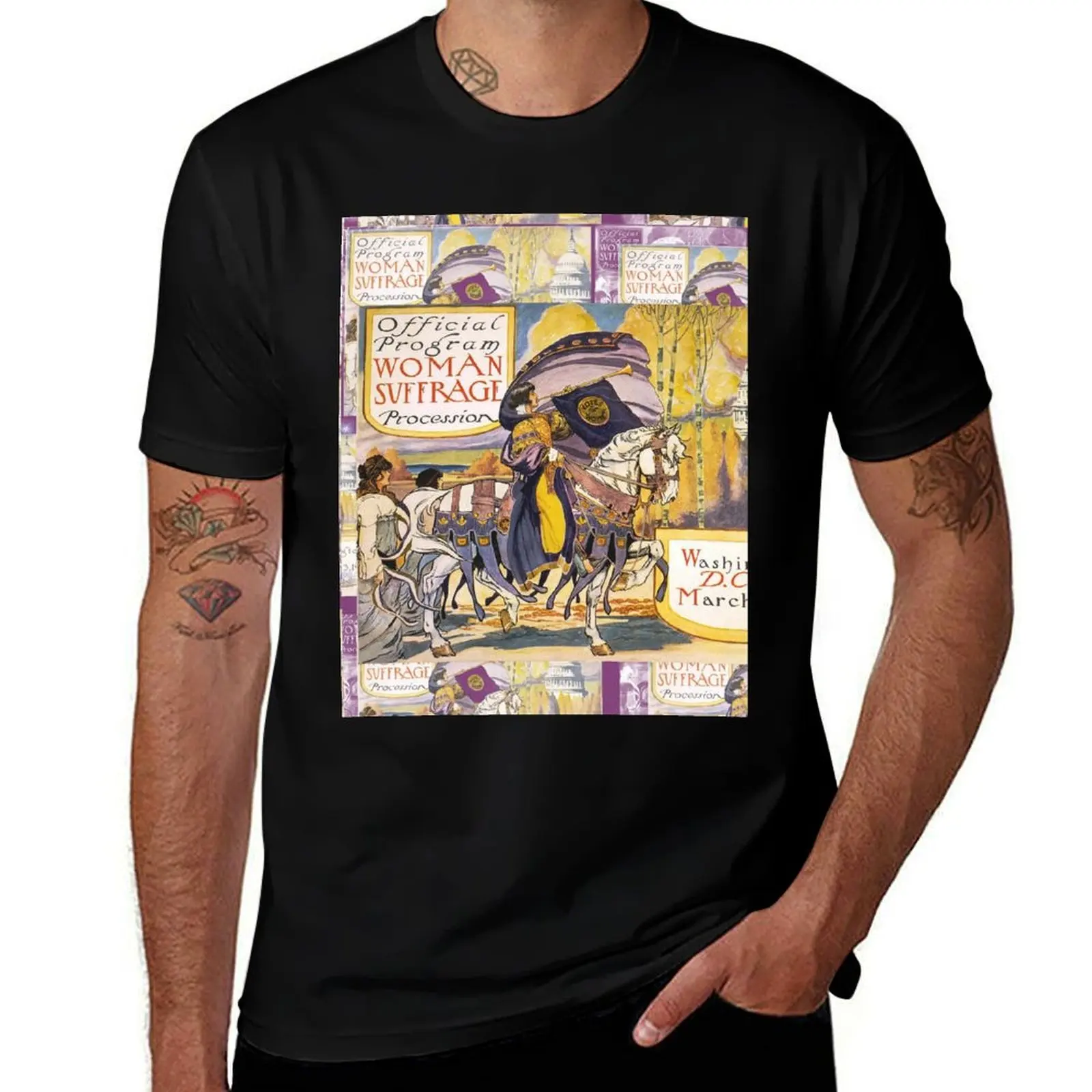 

Женский марш в Вашингтоне 1913 года — Футболка «Голоса для женщин» (около 1913 года) — Футболка в поддержку женского избирательного права