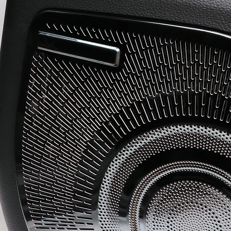 Afbeelding 5: Roestvrij Car Audio Trim Cover Binnendeur Speaker Stereo Sound Frame Voor Hyundai Tucson NX4 2021 2022 2023 2024 accessoires