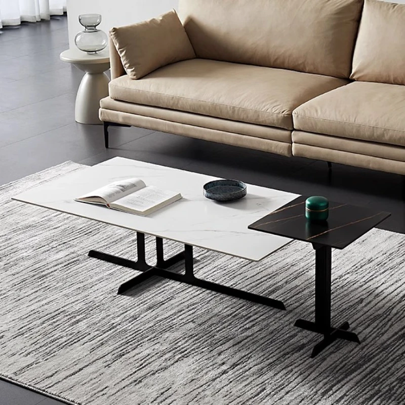 

European Designer Coffee Table Industrial Unique Minimalist Nordic Coffee Table Marble Luxury Muebles Para Hogar Home Furniture