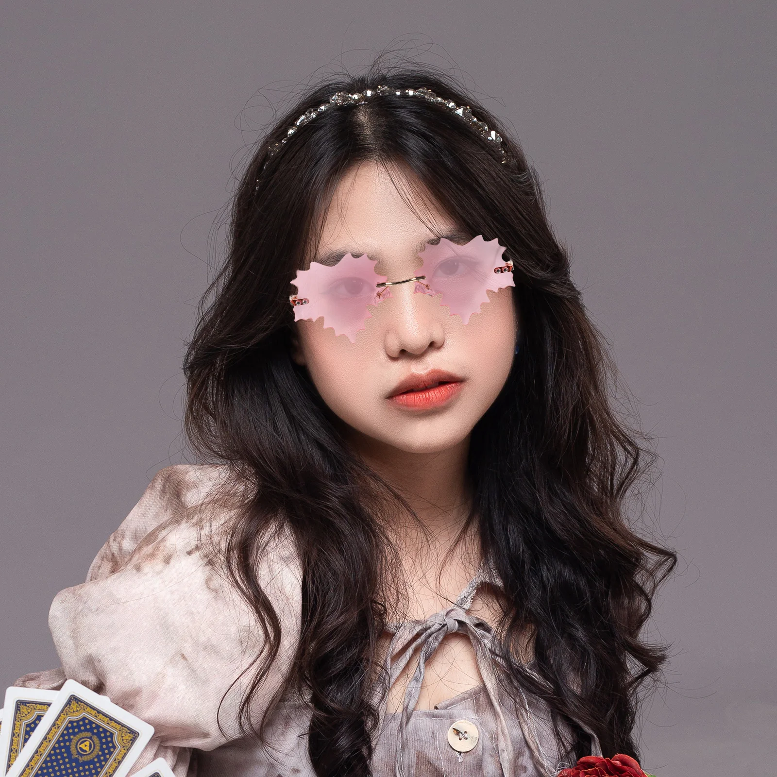 

Fun Sunglasses Women Festival Fashion for Party Accessories Adults Funny Fancy Dress