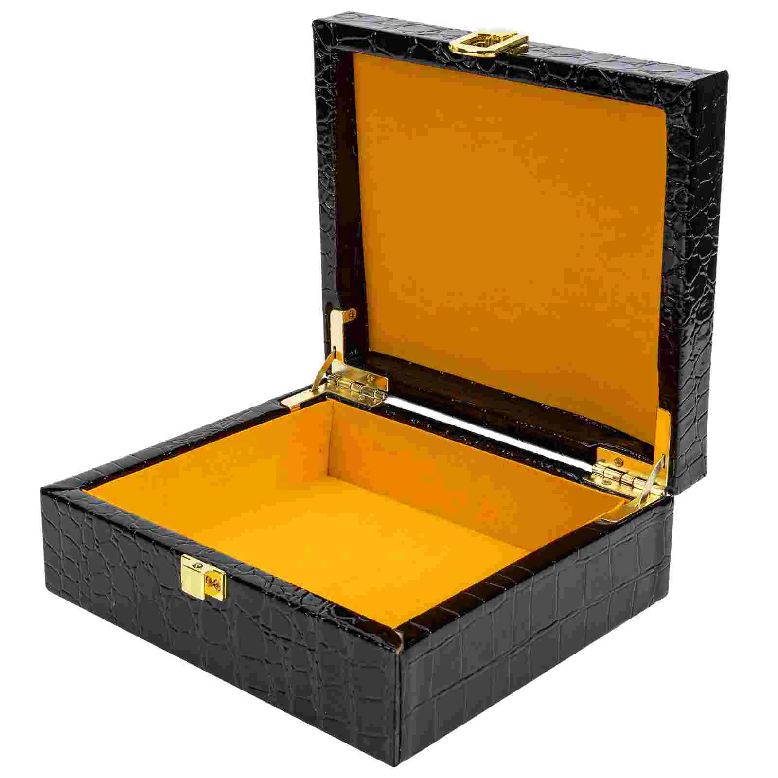 

Wooden Box Flip-Type Humidor Gift Holder Container Portable Carrier Boxes Empty