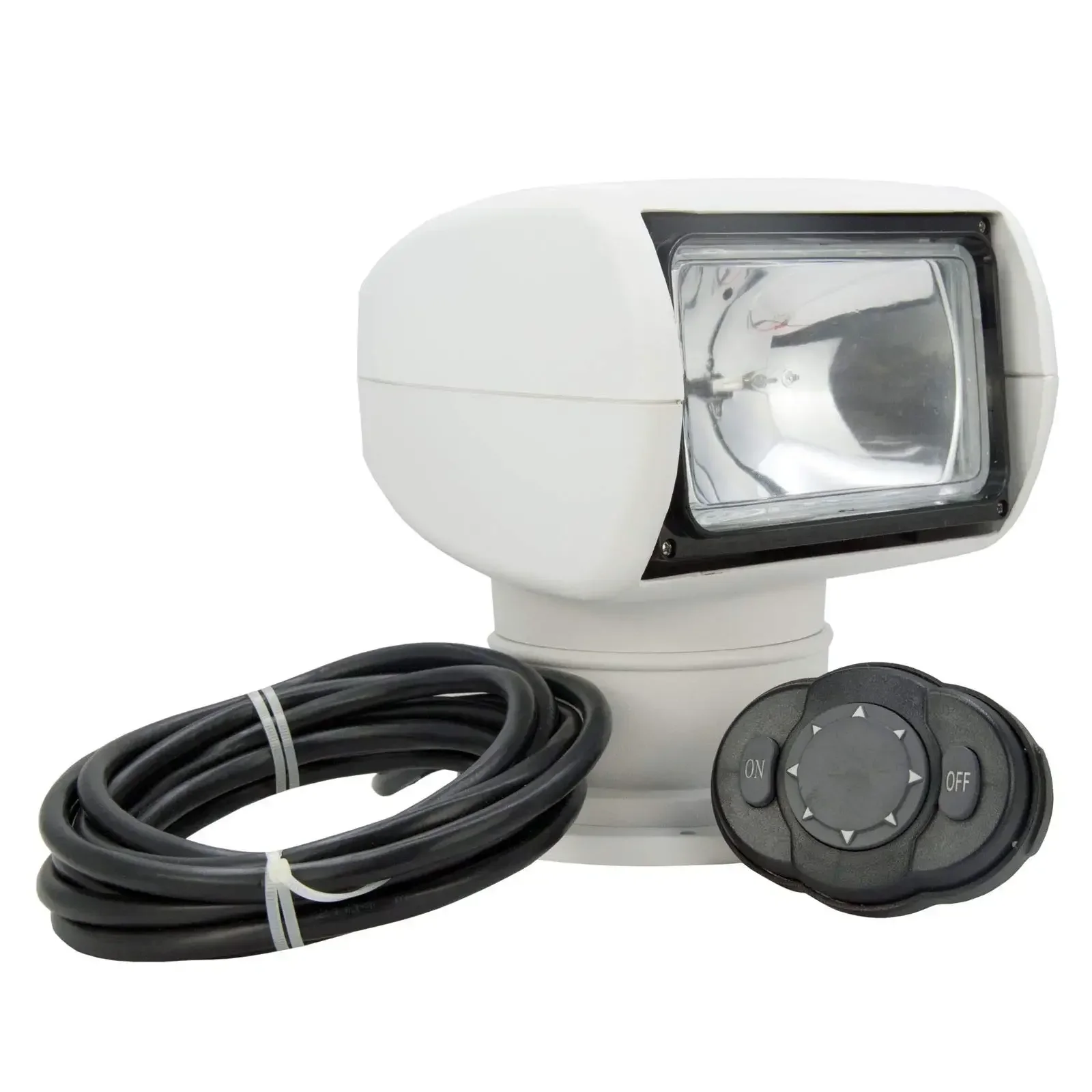 YYHC12V 100W 2500LM 360  Rotate Remote Control Marine Portable Halogen Search Light Boat Spotlight IP67