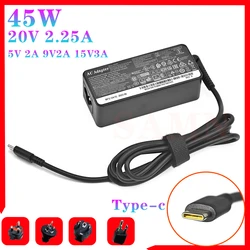 20V 2.25A 45W Type USB C Laptop AC Adapter Power Supply ​Charger For Lenovo C330 S330 C340 S340 100E T480 T480S T580 T580S E480