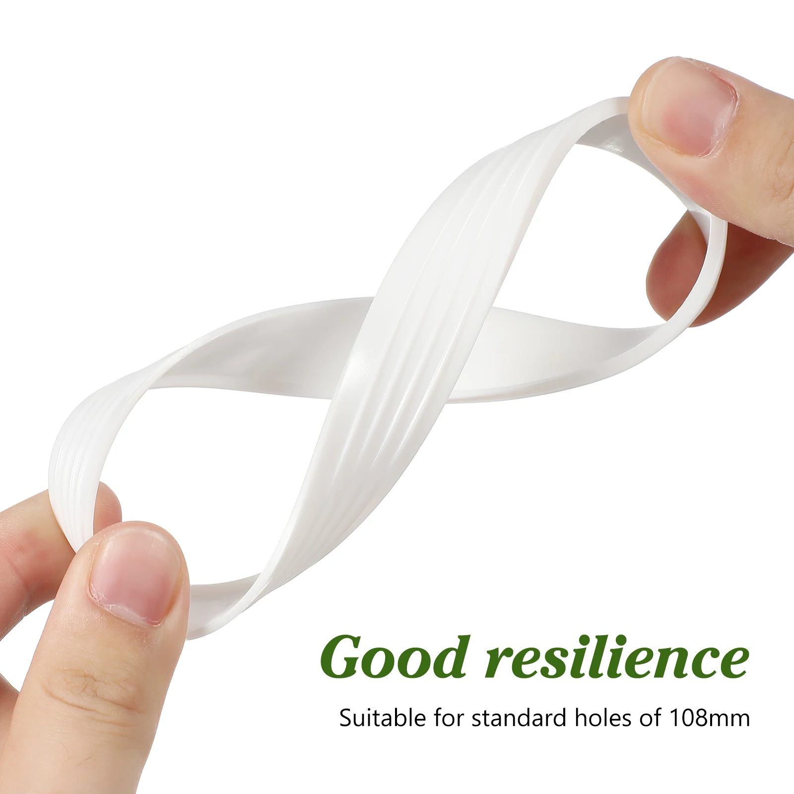 5 قطعة حلقات ثقب البلاستيك 108 مللي متر كأس مستدير حلقة مجموعة لممارسة وضع دورة في الهواء الطلق لعبة الغولف ملحق صلابة عالية التربة #2