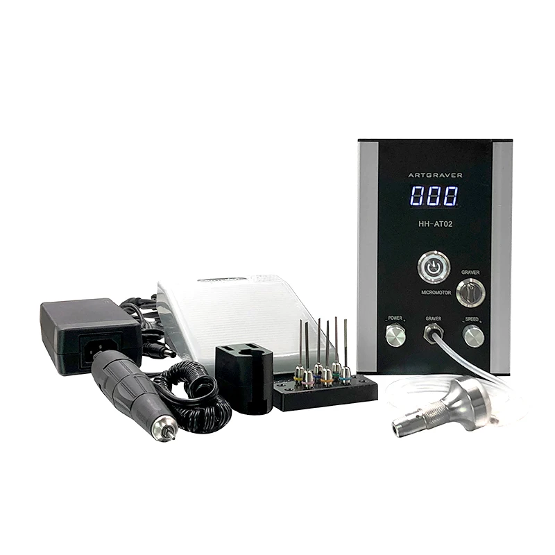 

AT02 Easy Using Mini Jewelry Engraver Machine No Need Air Compressor 160W Portable Metal Art Engraving Equipment Jeweler Tools