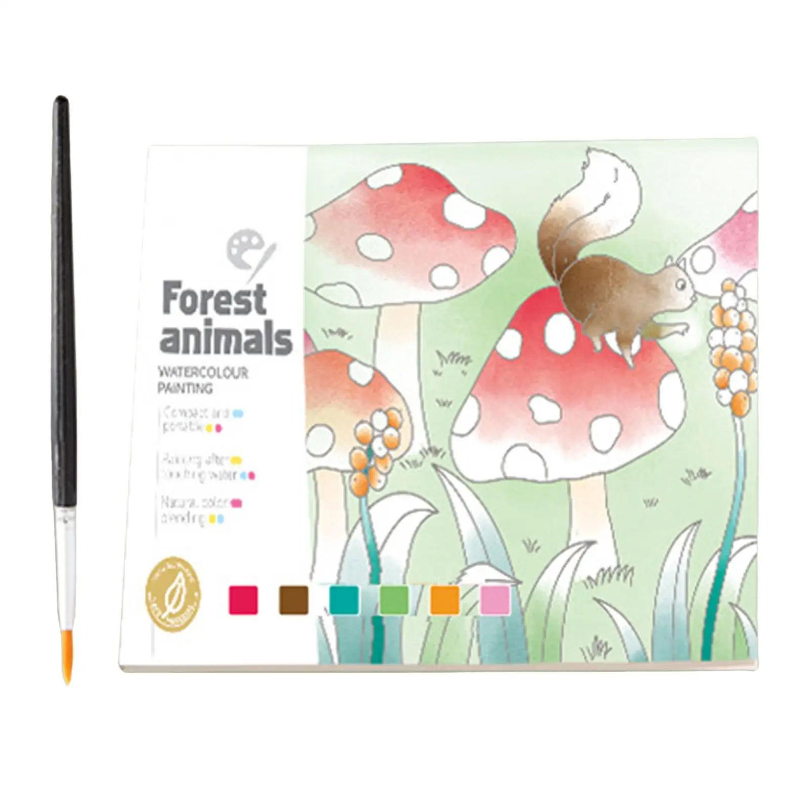 Libro de pintura de acuarela, juguete de dibujo que mejora la creatividad y la concentración para niños