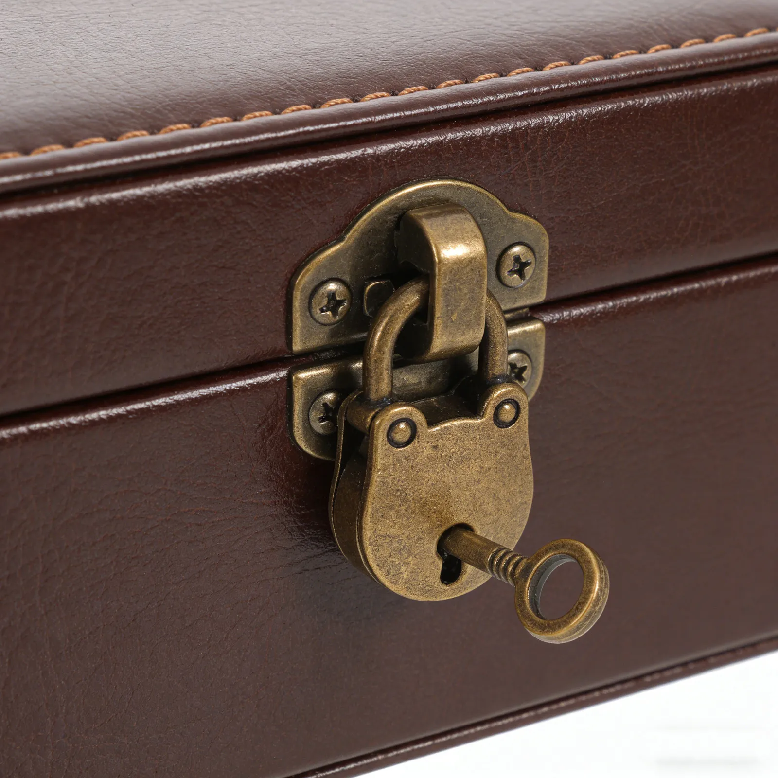5Pcs Vintage Mini Padlock Small Bear Head Style Lock Key for Jewelry Box Diary Book Suitcase Backpack Decorative Small