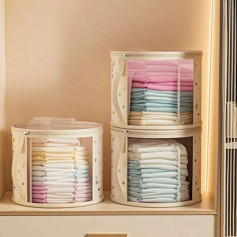 Secchio per pannolini per bambini 42 * 28 cm Cestino per organizer per vestiti per cambio pannolini di grande capacità Secchi portaoggetti stampati per cartoni animati per bambini