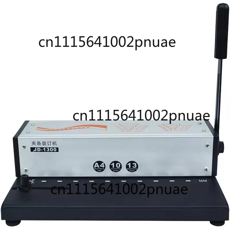 JD1300 Binding Machine 10 Hole Clamp Strip Drilling Machine Multi Hole