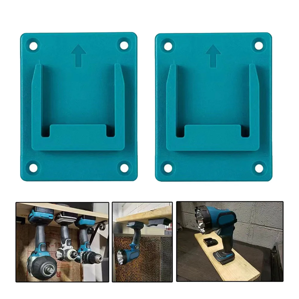 B50C جدار جبل أداة الطاقة الكهربائية حامل قوس عدة ل/18 فولت بطارية ليثيوم آلة تخزين الرف مجموعة فتحات حامل #5