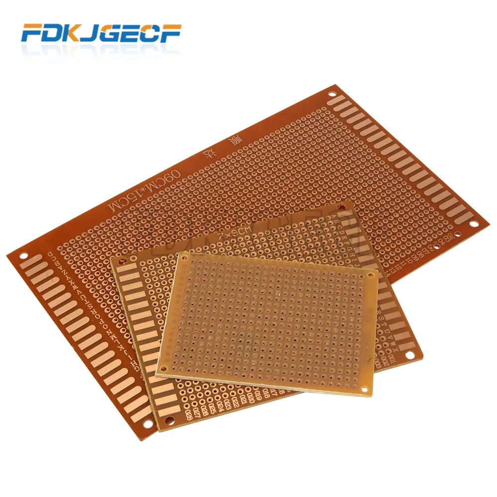 5pcs DIY Prototype Paper PCB Universal Experiment Matrix Circuit Board 5x7 7x9  9x15 cm
