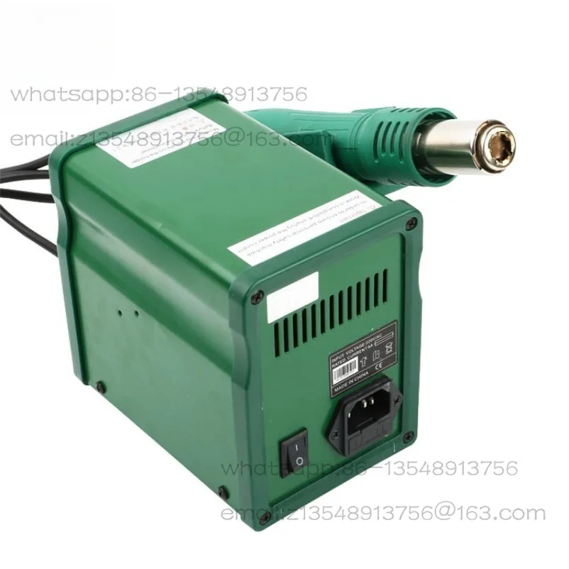 858 + Lead-free Spiral Hot Air Gun, Dismantling and Welding Table Mobile Phone Maintenance Hot Air Machine Gun