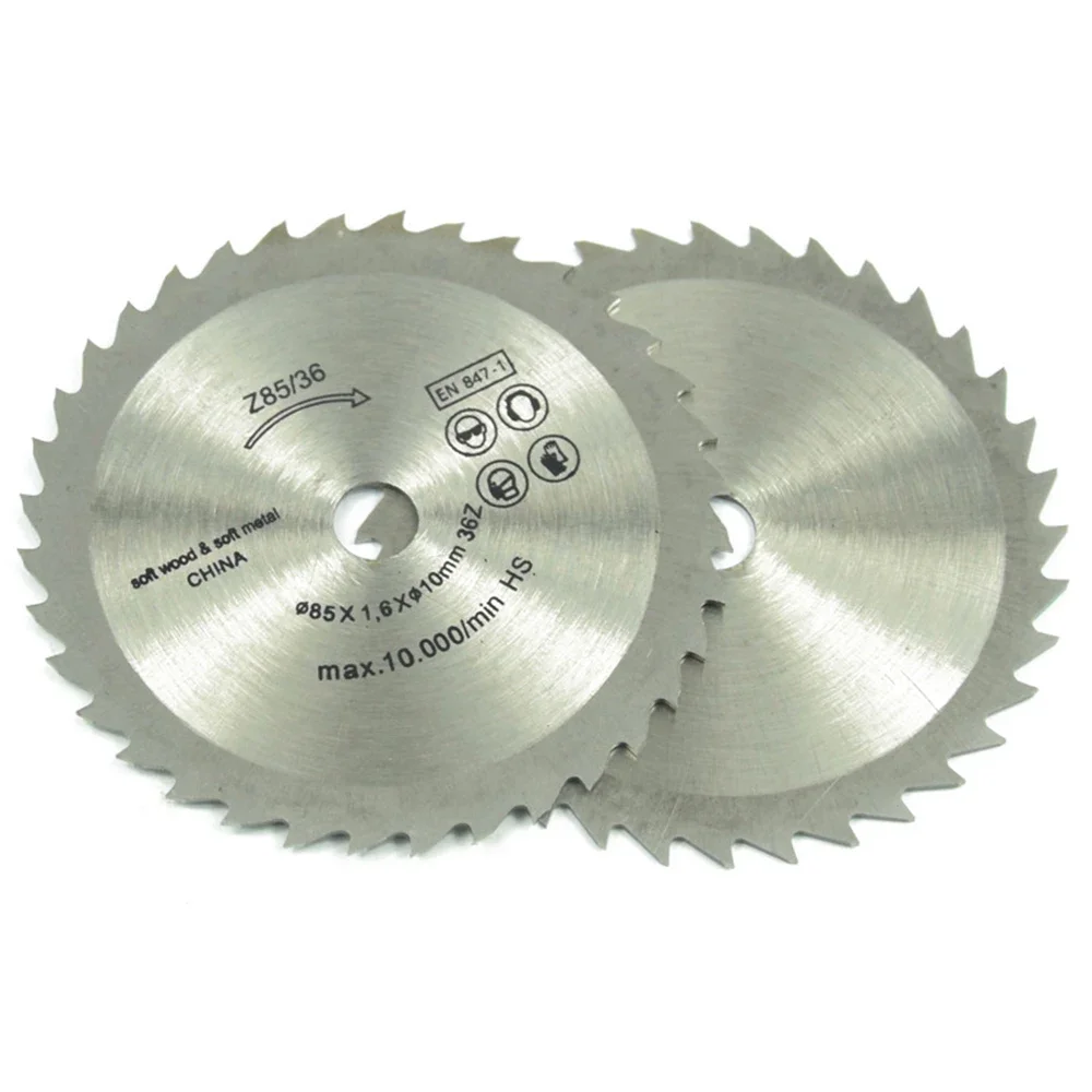 1pcs Out Diameter 85 mm 24 T Mini Circular Saw Blade Wheel Discs Wood Cutting Blade Inner Diameter 10mm 15mm