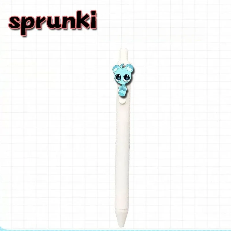 Sprunki BeatBoxes Cute Simple Press Gel Pen Cartoon Black Roller Pen 0.5mm Student Exam Questions Quick Drying Stationery Gift