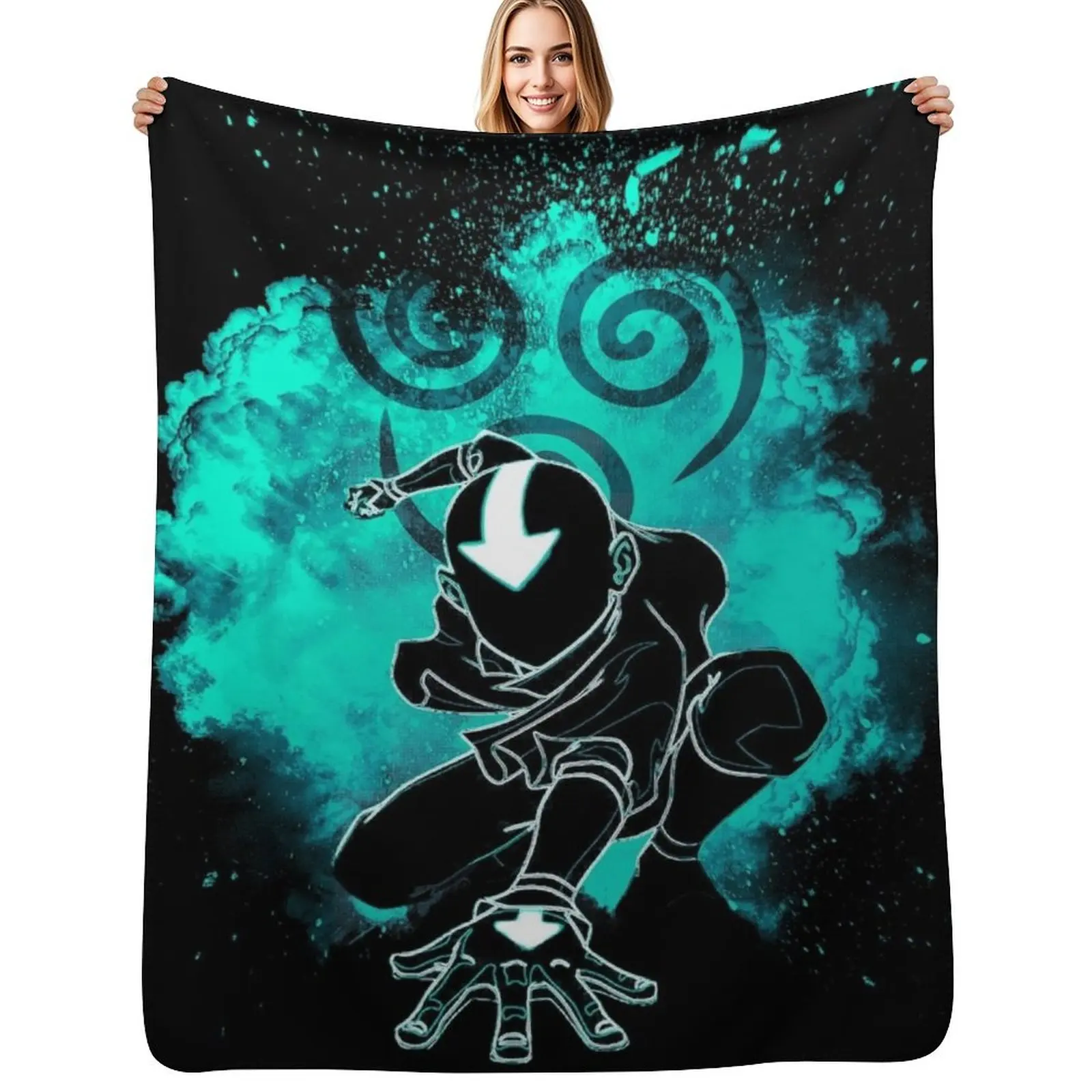 

Soul of the Airbender Throw Blanket Luxury Thicken Decoratives Comforter Bed linens Blankets