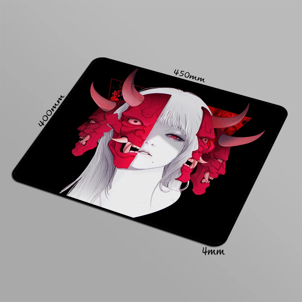 Mask Girl E-Sports Mouse Pad Professional Mousepad Gamer Speed Gaming Mouse Mat Computer Desk Mat Ultrafine Surface Table Mat