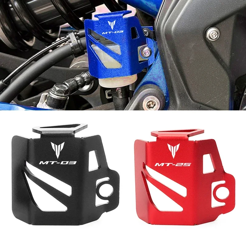 

New Modified Motorcycle Rear Brake Fluid Reservoir Guard Cover Oil Tank Cup Protection For YAMAHA MT-03 MT-25 MT03 MT25 MT 03 25