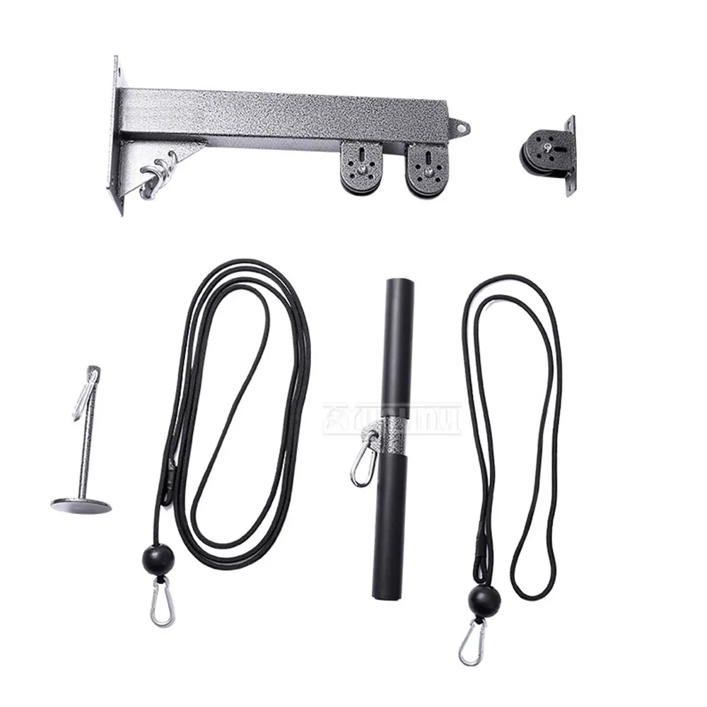 Wall Mounted Home Gym, DIY Comprehensive Fitness Training Device, Pull Down & Shoulder Press Station