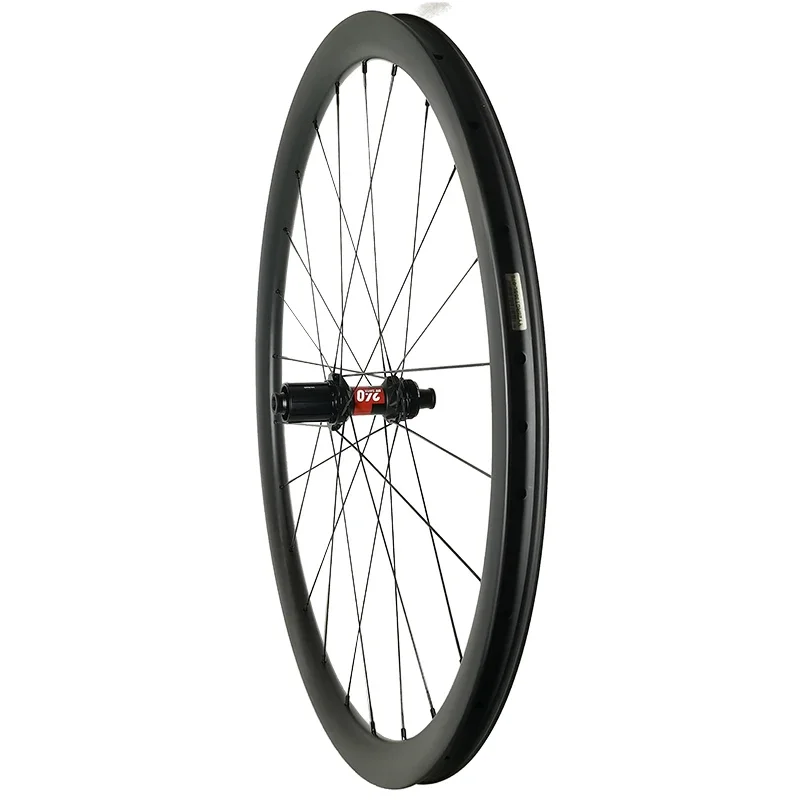 Airwolf Carbon Road Bike Wheelset 700C Disc Brake Carbon Rim Center Lock or 6-blot Tubuless Clincher Wheels UD 24h Carbon Wheels