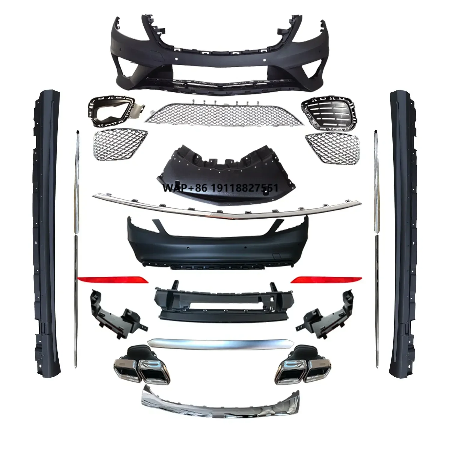 

Plastic Auto Spare Parts For S Class W222 Upgrade To S65 Car Body Kits Automotive upgrade parts