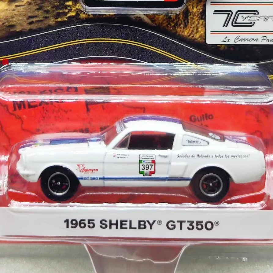

Зеленый свет 1:64 # 397 1965 Shelby GT350 Limited Edition Модель Коллекционная настенная подвеска в подарок