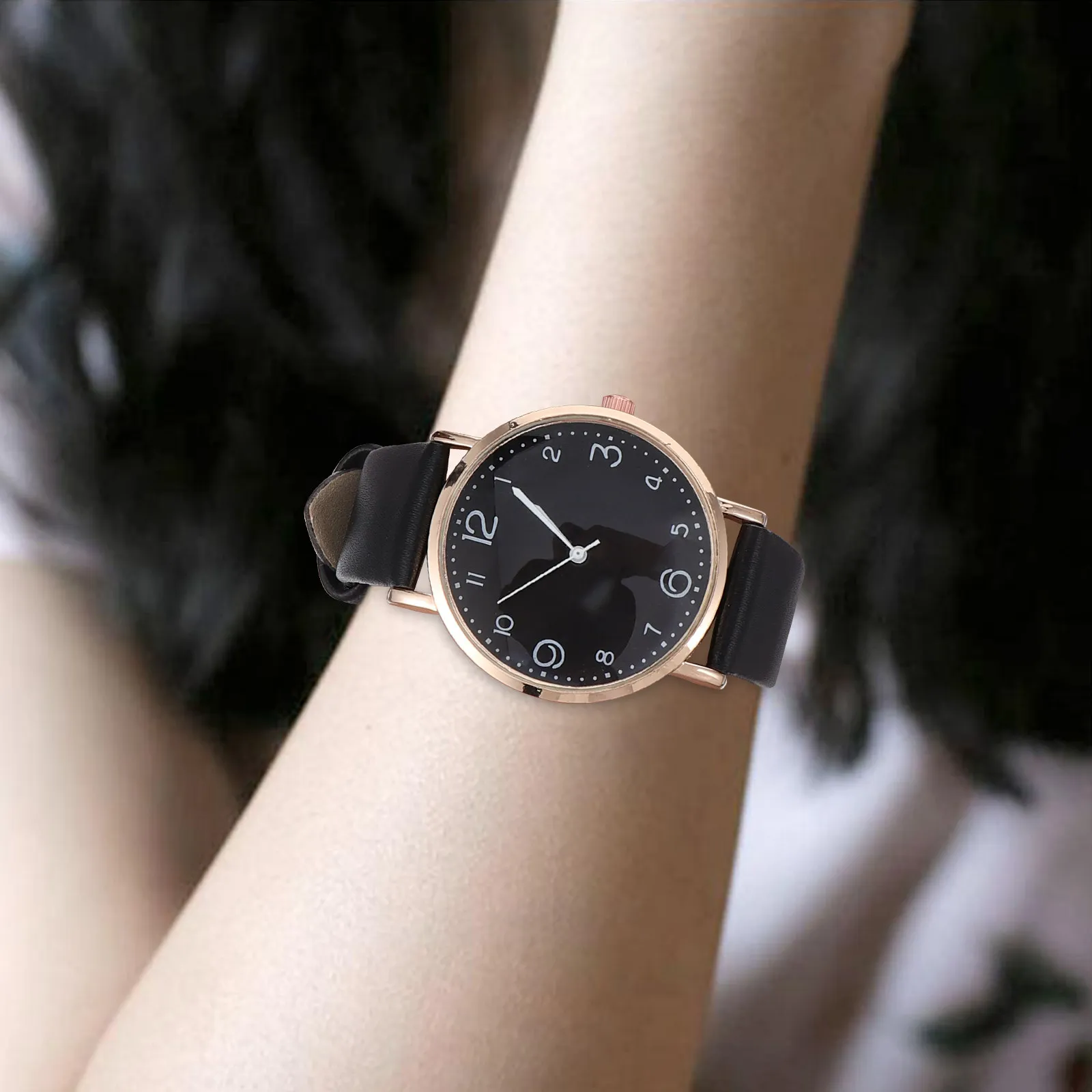 

Fashionable Women Wrist Watch Elegant Adjustable Strap Concise Retro Watch for Casual Formal Female Watches