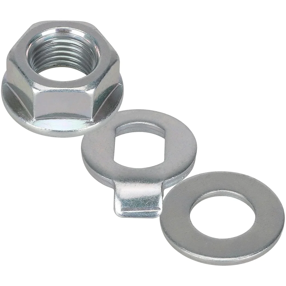 Stainless Steel Silver Motor Mounting Accessories Kit with Screw Washer and Anti-Rotation Hook for For kukirin G2 G3 G4